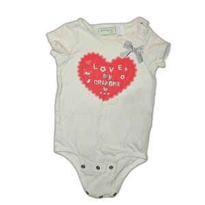 "Love My Grandma" Baby Bodysuit, Size 6-9 Months